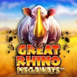 Great Rhino Megaways by Pragmatic Play, showcased at carlospinapp.com – game logo