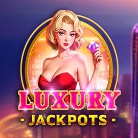 Luxury Jackpots online game logo by Triple Cherry on carlospinapp.com