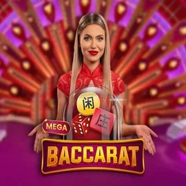 Live Casino logo of Mega Baccarat from Pragmatic Play at Carlospin Casino