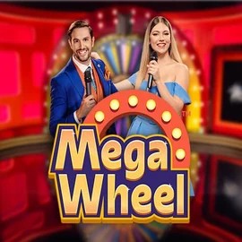 Mega Wheel slot logo by Pragmatic Play at Carlospin Casino