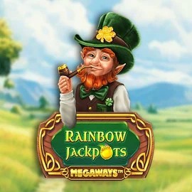 Rainbow Jackpots Megaways online game logo by Red Tiger Gaming on carlospinapp.com