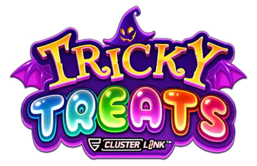 Tricky Treats logo by Push Gaming at Carlospin Casino